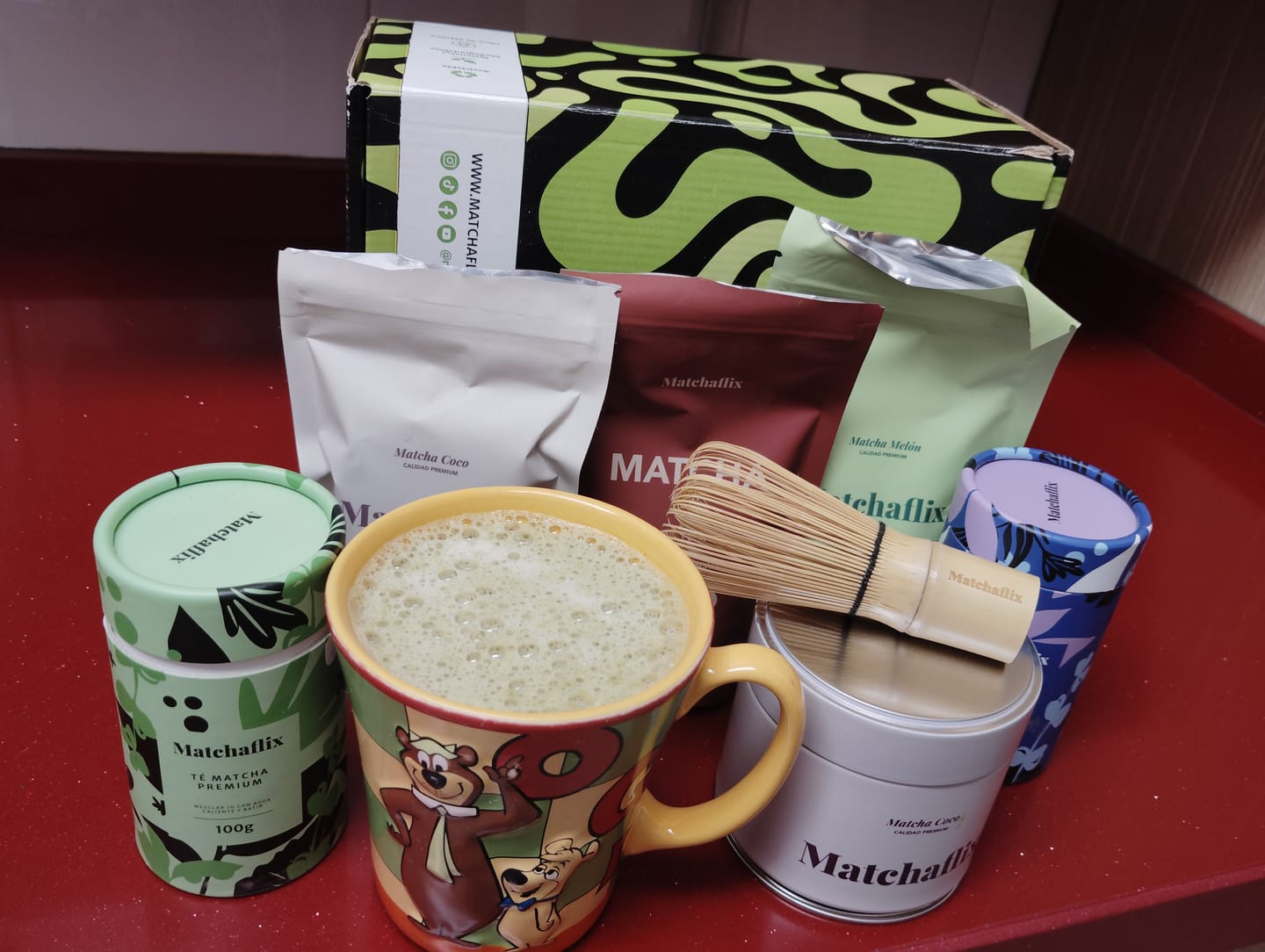 Customer photo review of Té Matcha Premium Melón