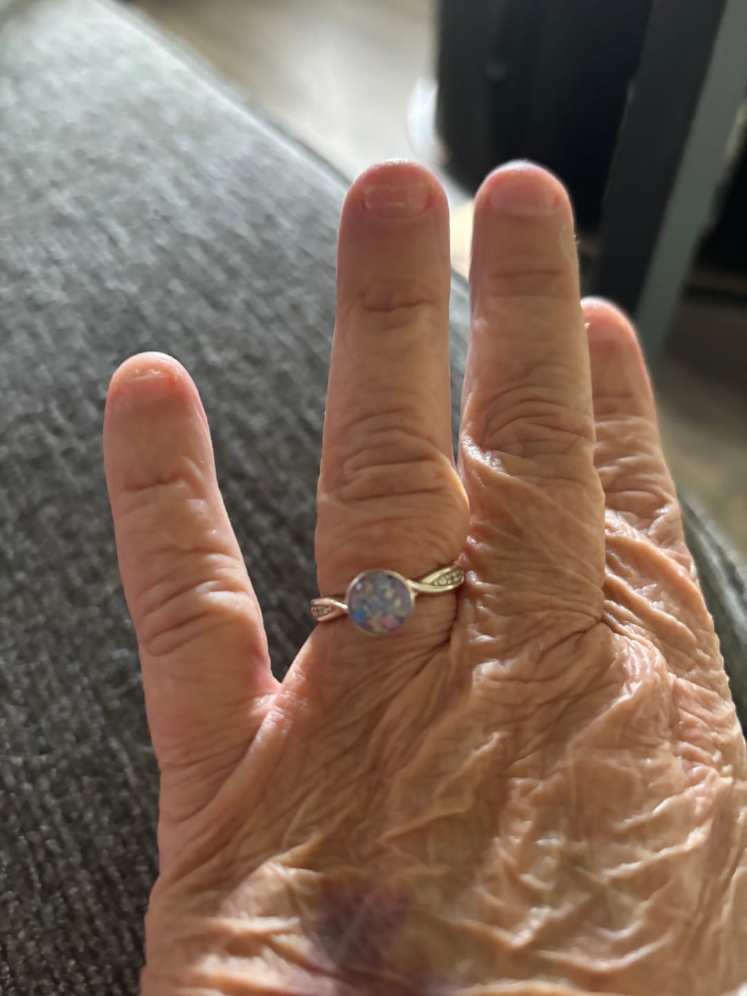 Customer photo review of Tranquil Circle Cremation Ring
