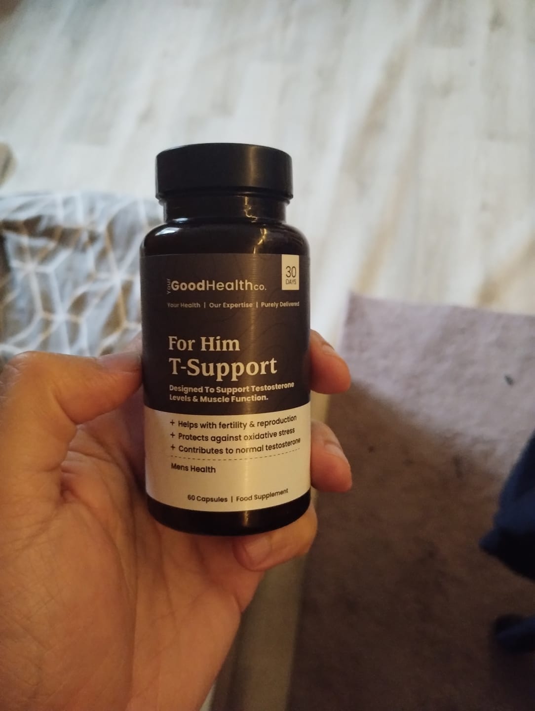 Customer photo review of For Him T-Support