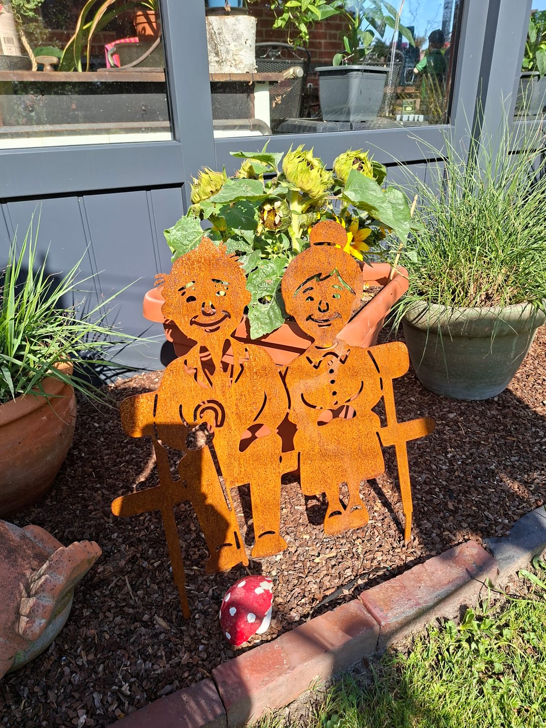 Customer photo review of Gartenstecker Oma & Opa