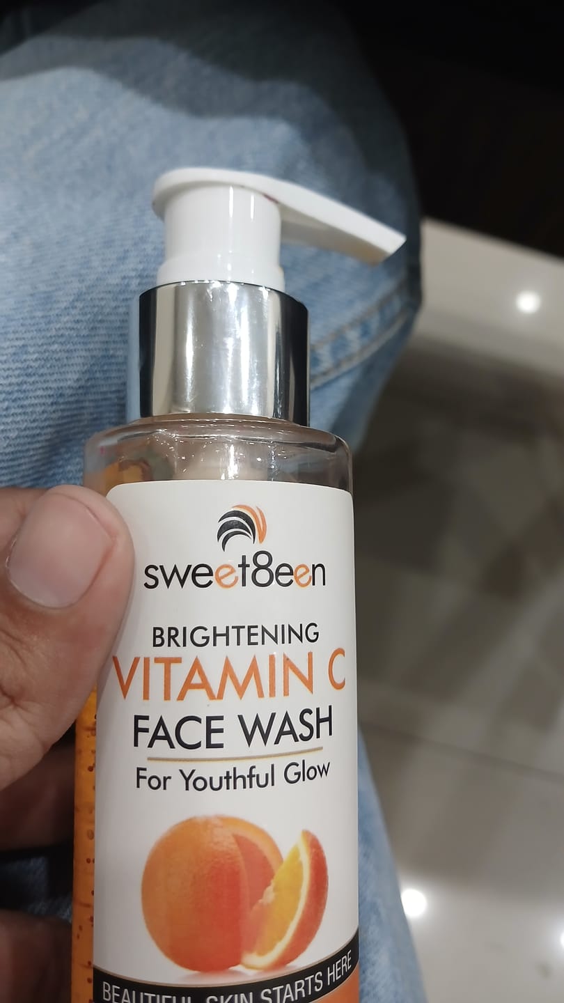Customer photo review of BRIGHTENING VITAMIN C FACE WASH
