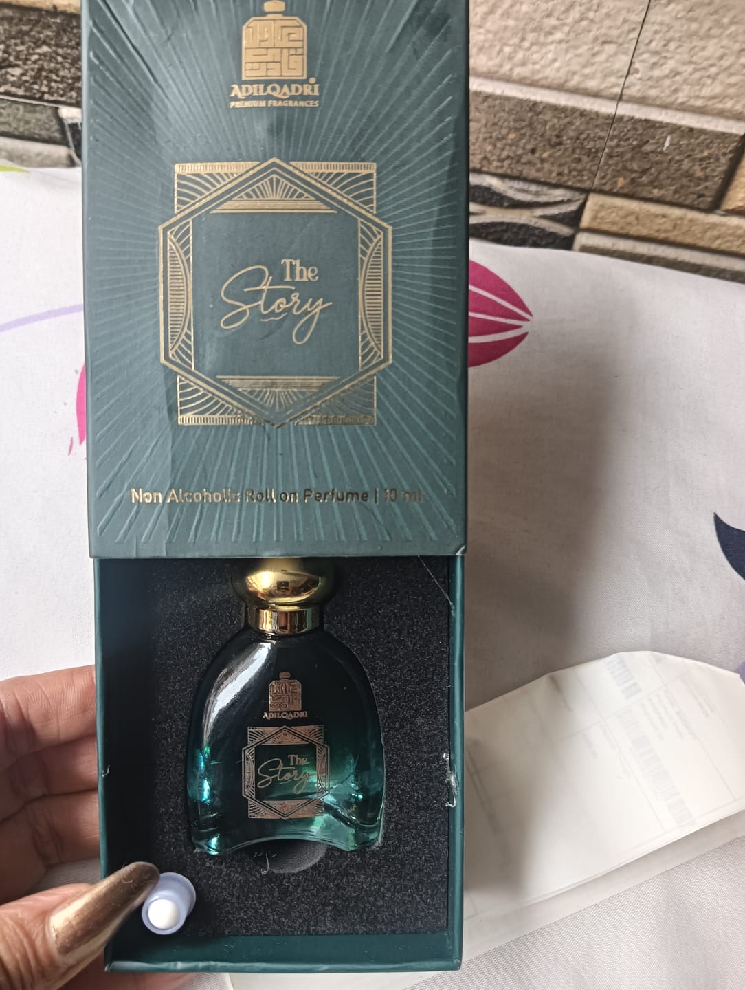 Customer photo review of The Story Luxury Attar Perfume