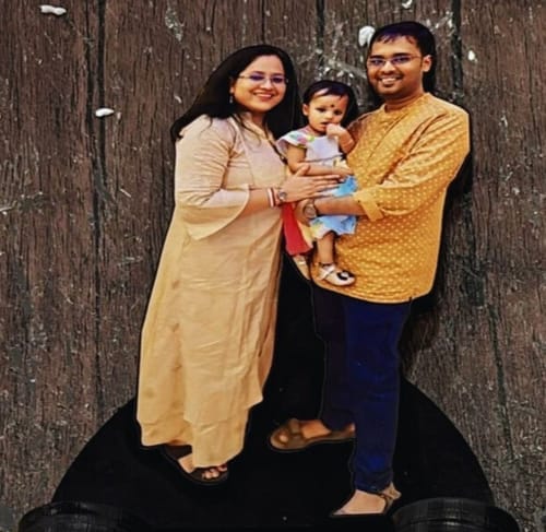 Customer photo review of Personalized Couple & Family Photo Caricature | Unique Gift for Anniversary, Birthday & Special Occasions