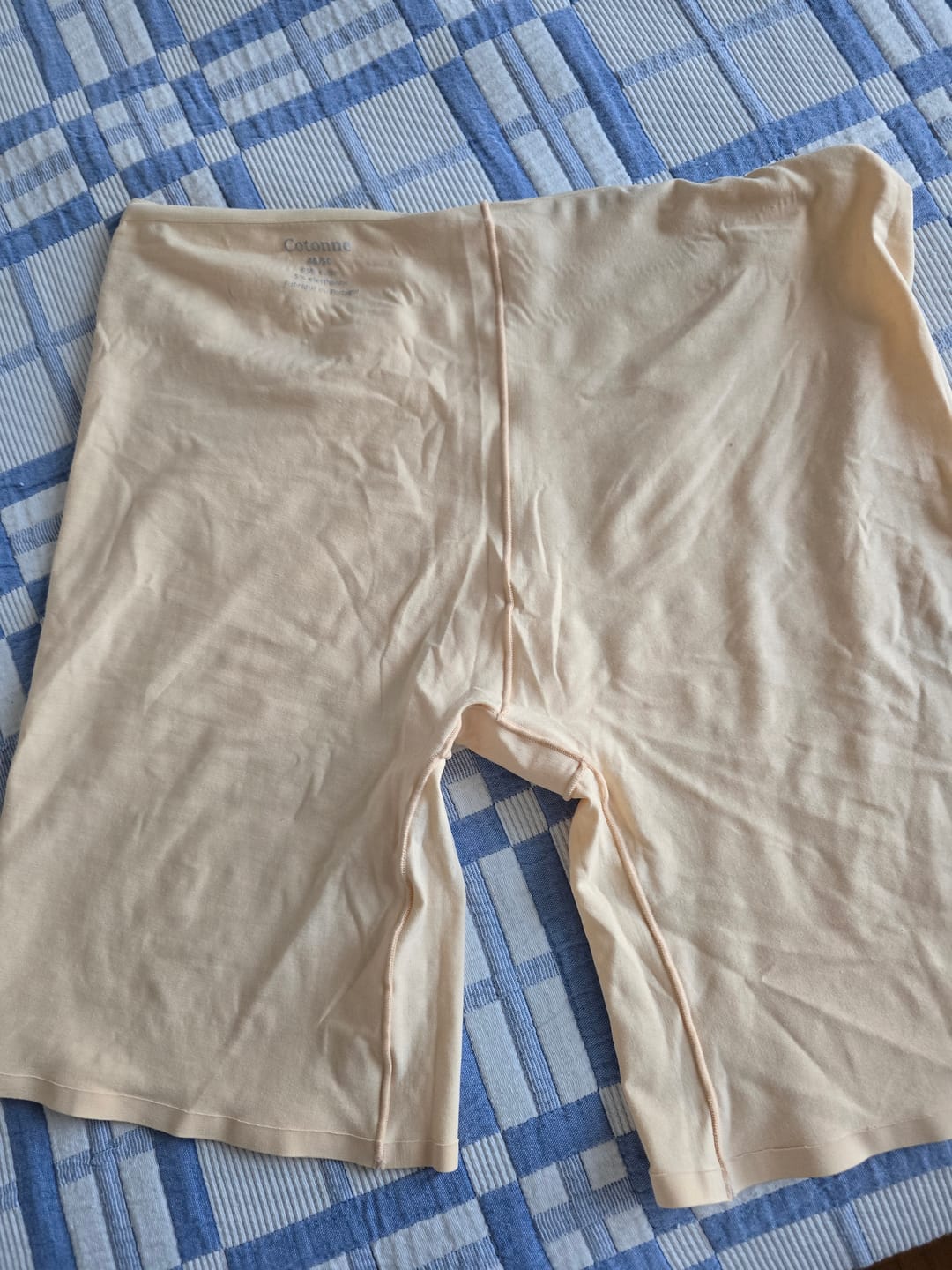 Customer photo review of Shorty anti-frottement en coton bio