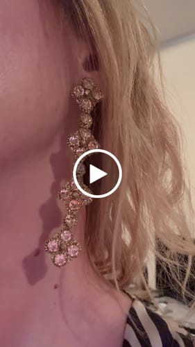 Customer video review of Orecchini Lungarino oro