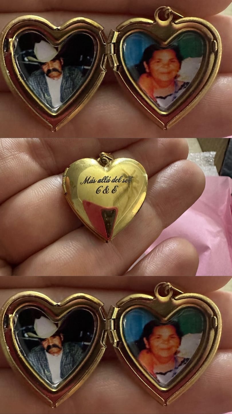 Customer photo review of Relicario Love Personalizado Foto a Color