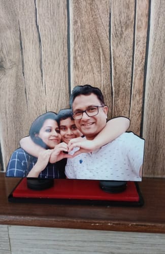 Customer photo review of Personalized Couple & Family Photo Caricature | Unique Gift for Anniversary, Birthday & Special Occasions