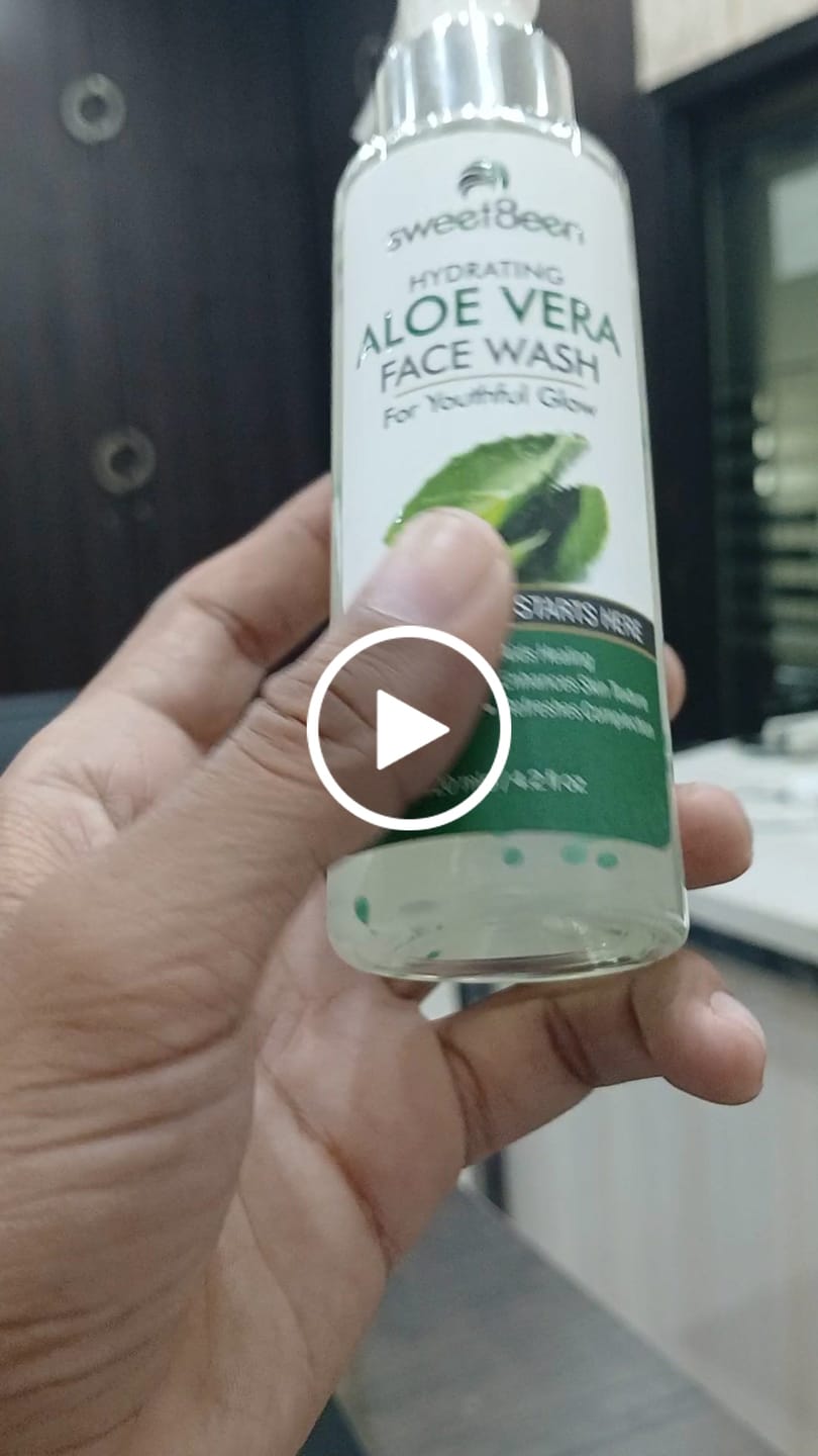 Customer video review of HYDRATING ALOE VERA FACE WASH