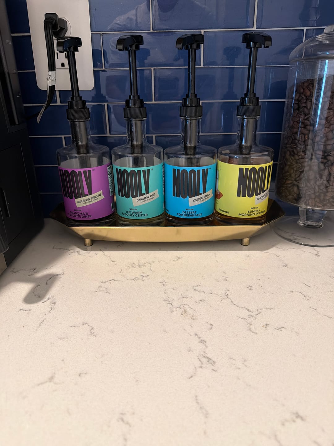 Customer photo review of Vanilla Coffee Syrup