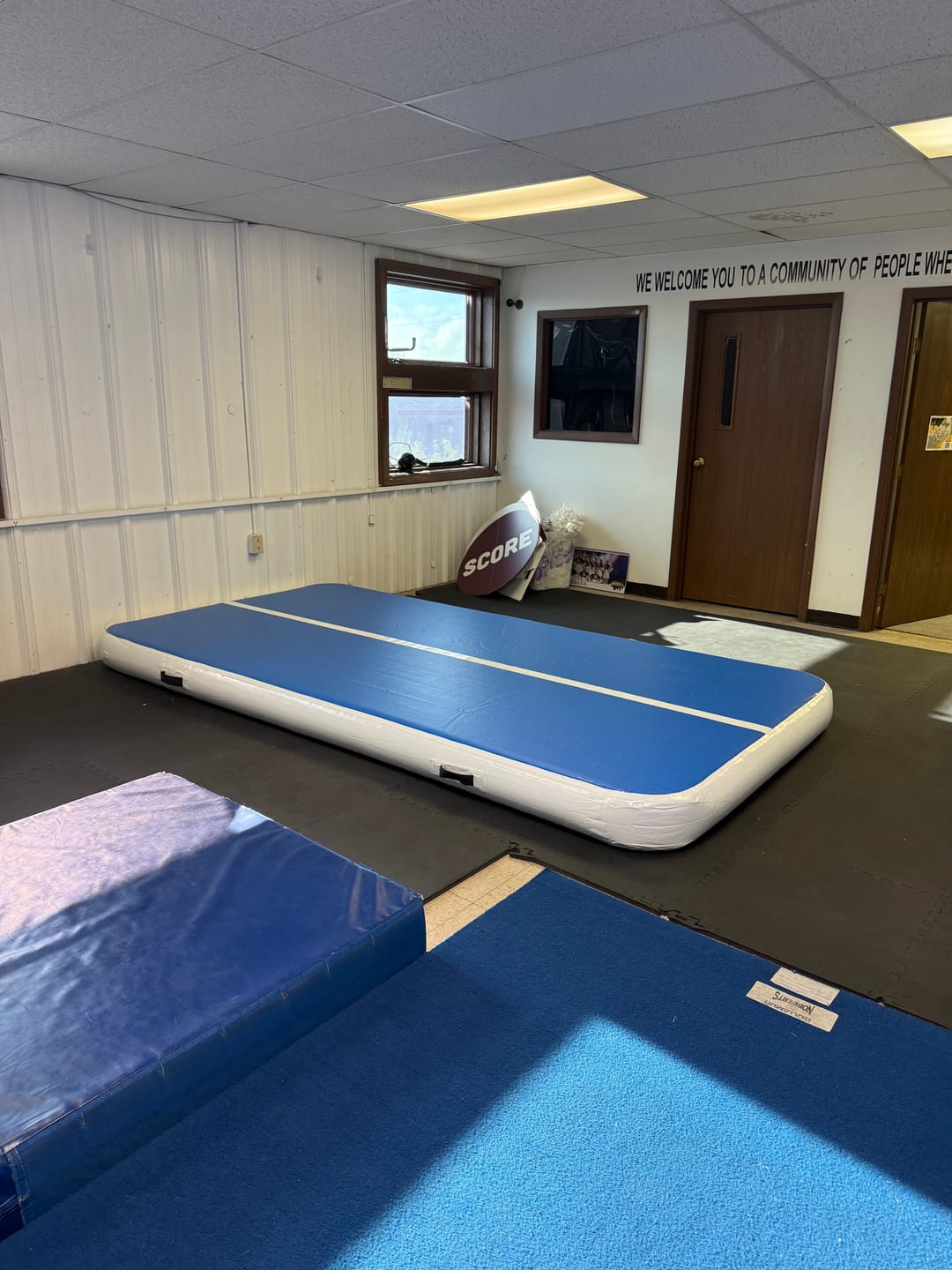 Customer photo review of Air Gymnastics Track Mat Us Tumble Trak Air Floor Pro