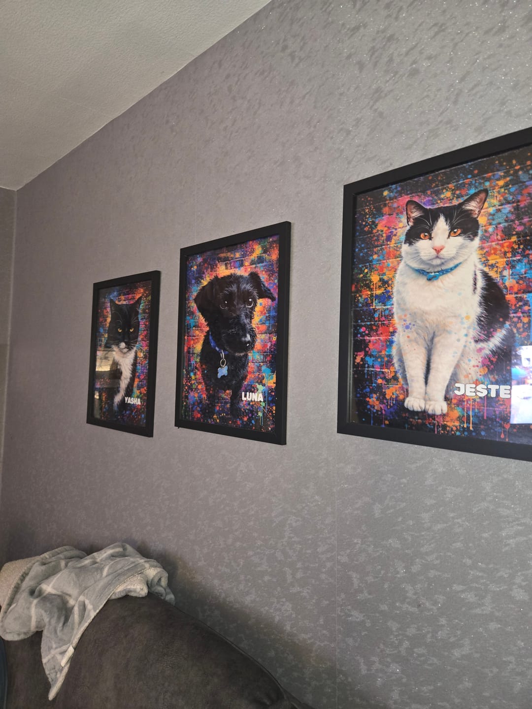Customer photo review of Splash - Personalised Poster