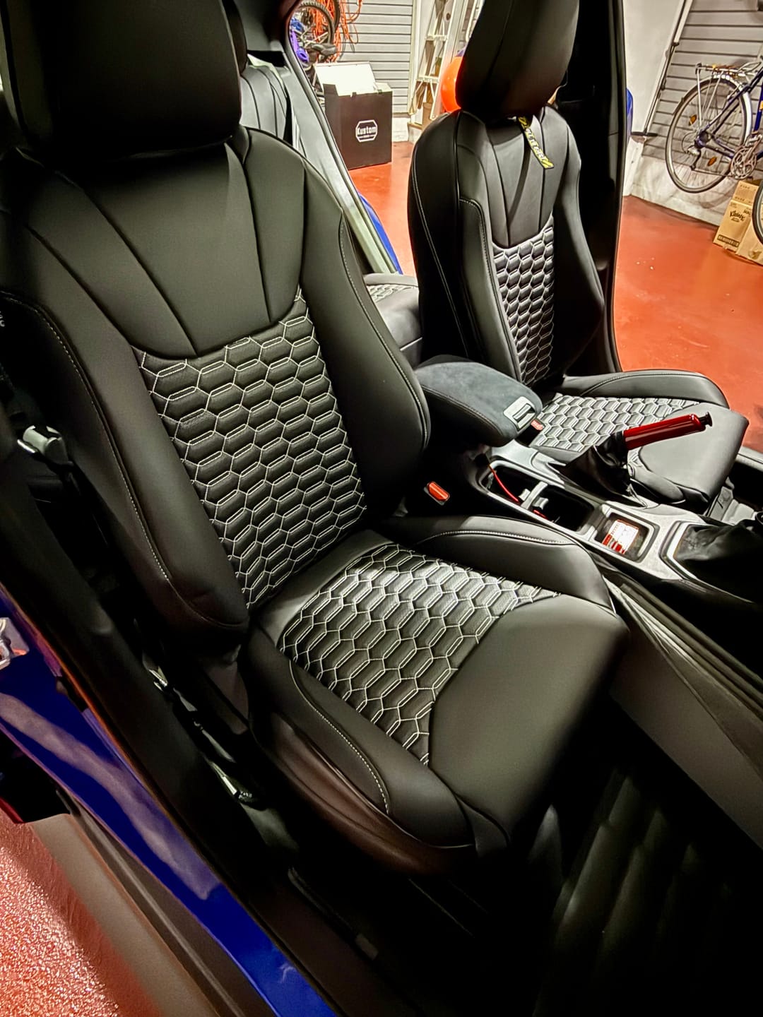 Customer photo review of 2022+ Subaru WRX Premium Custom Seat Covers