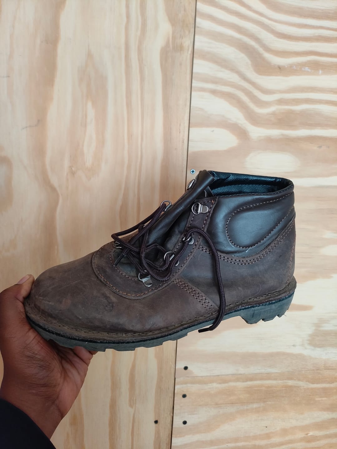 Customer photo review of Vellie Boots - Dark Brown