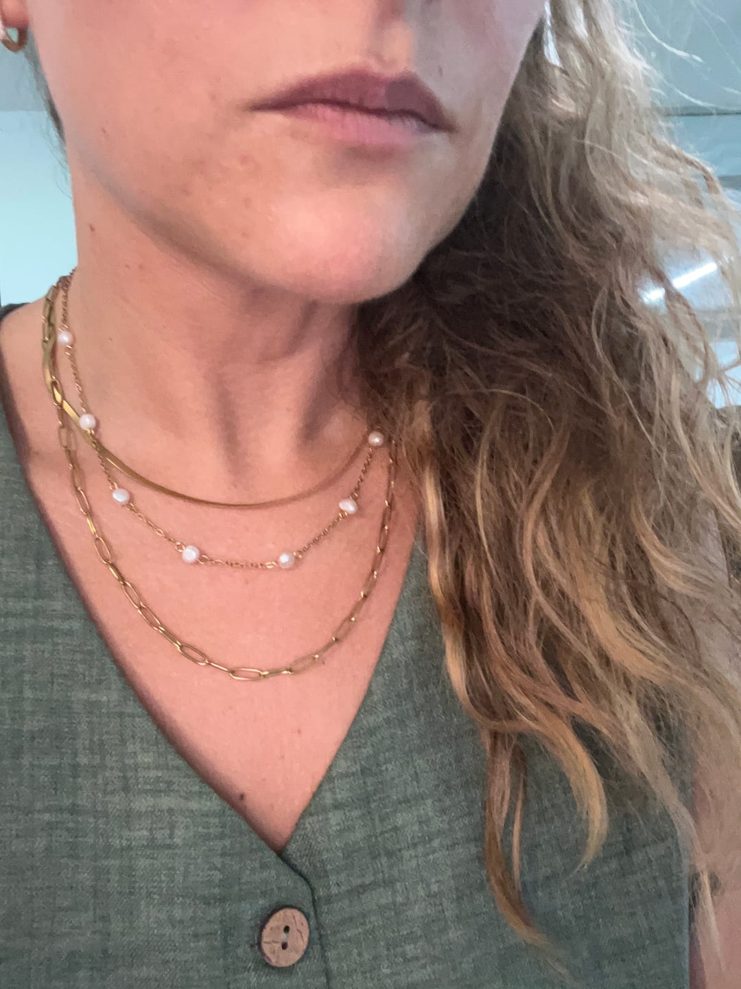 Customer photo review of Maui Paperclip Necklace (Bundle)