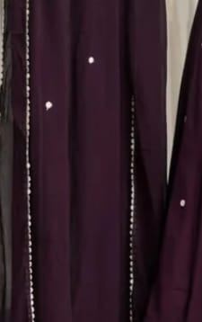 Customer photo review of Royal Plum Rayon Anarkali Suit Set