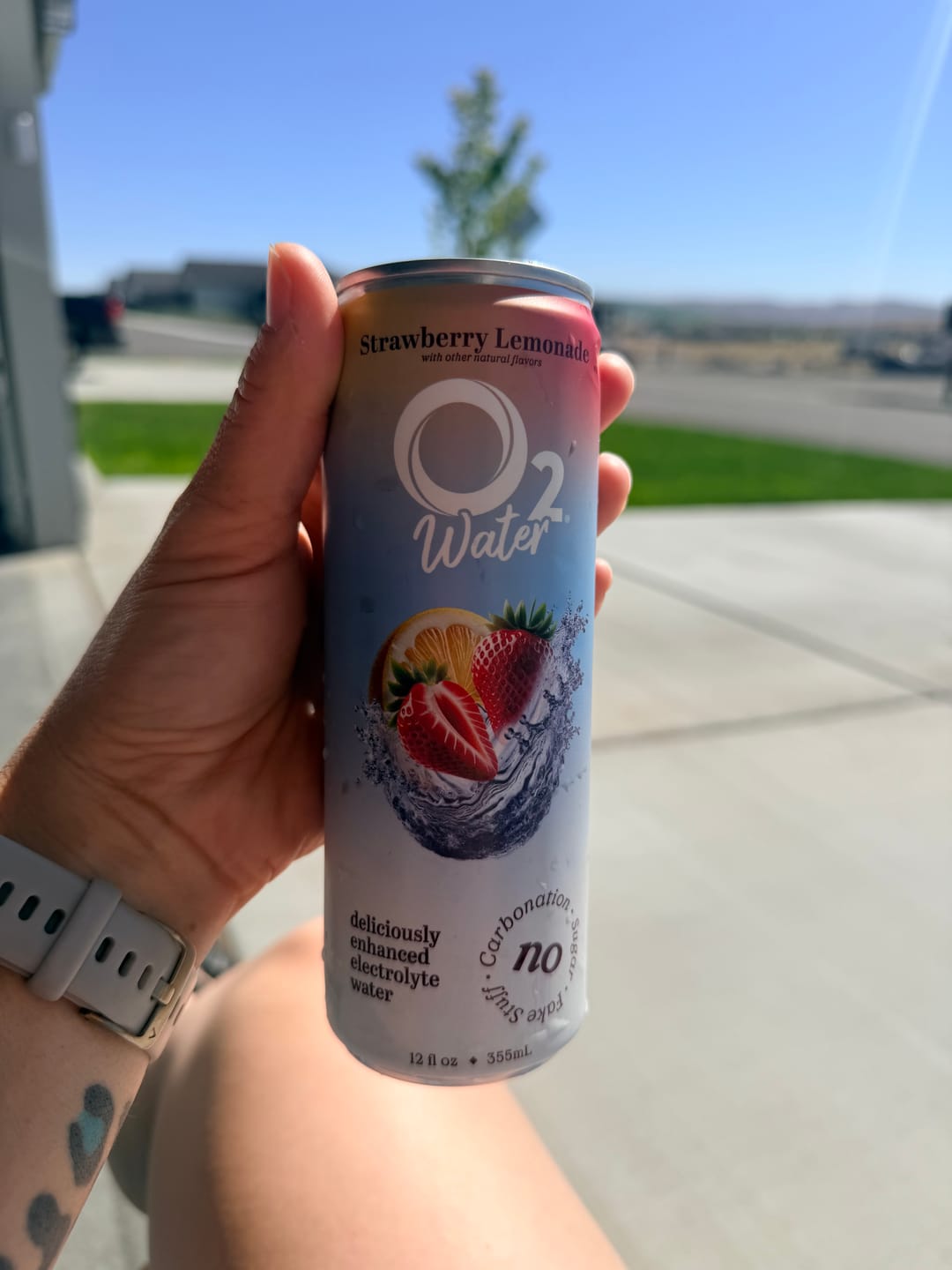 Customer photo review of O2 Water Variety Pack