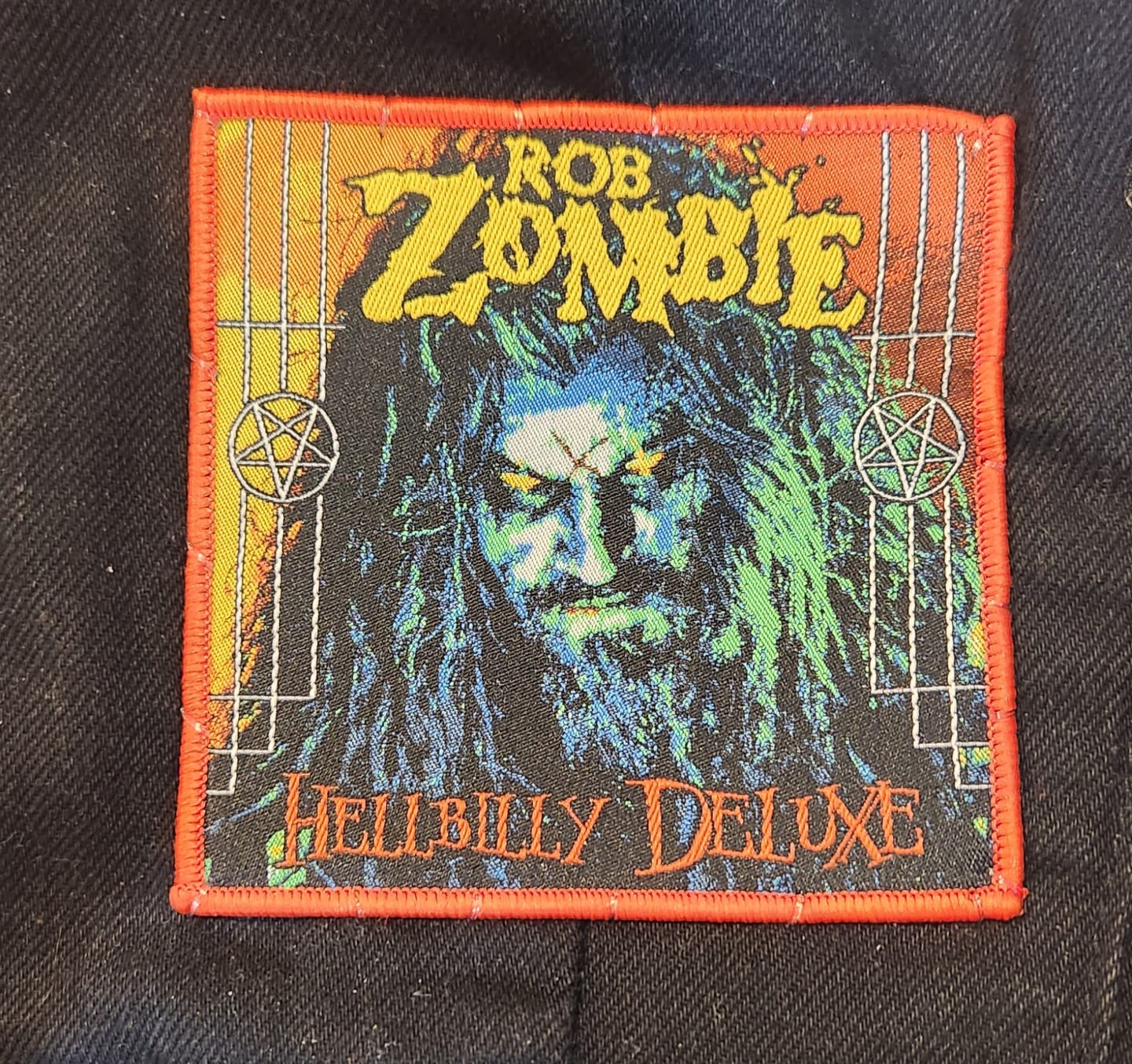 Customer photo review of Rob Zombie - Hellbilly Deluxe -  Square Patch