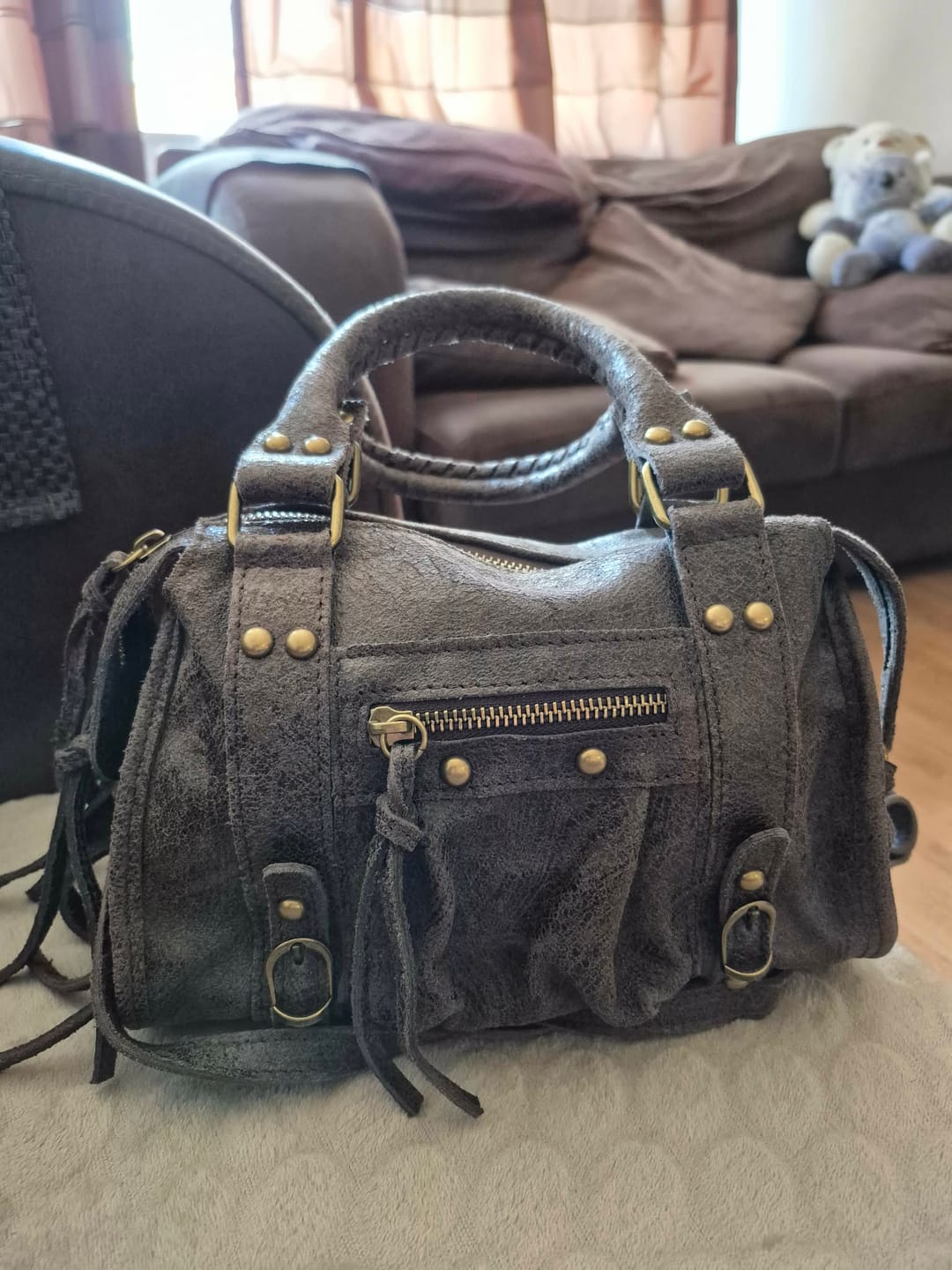 Customer photo review of Mini it girl bag dark chocolate