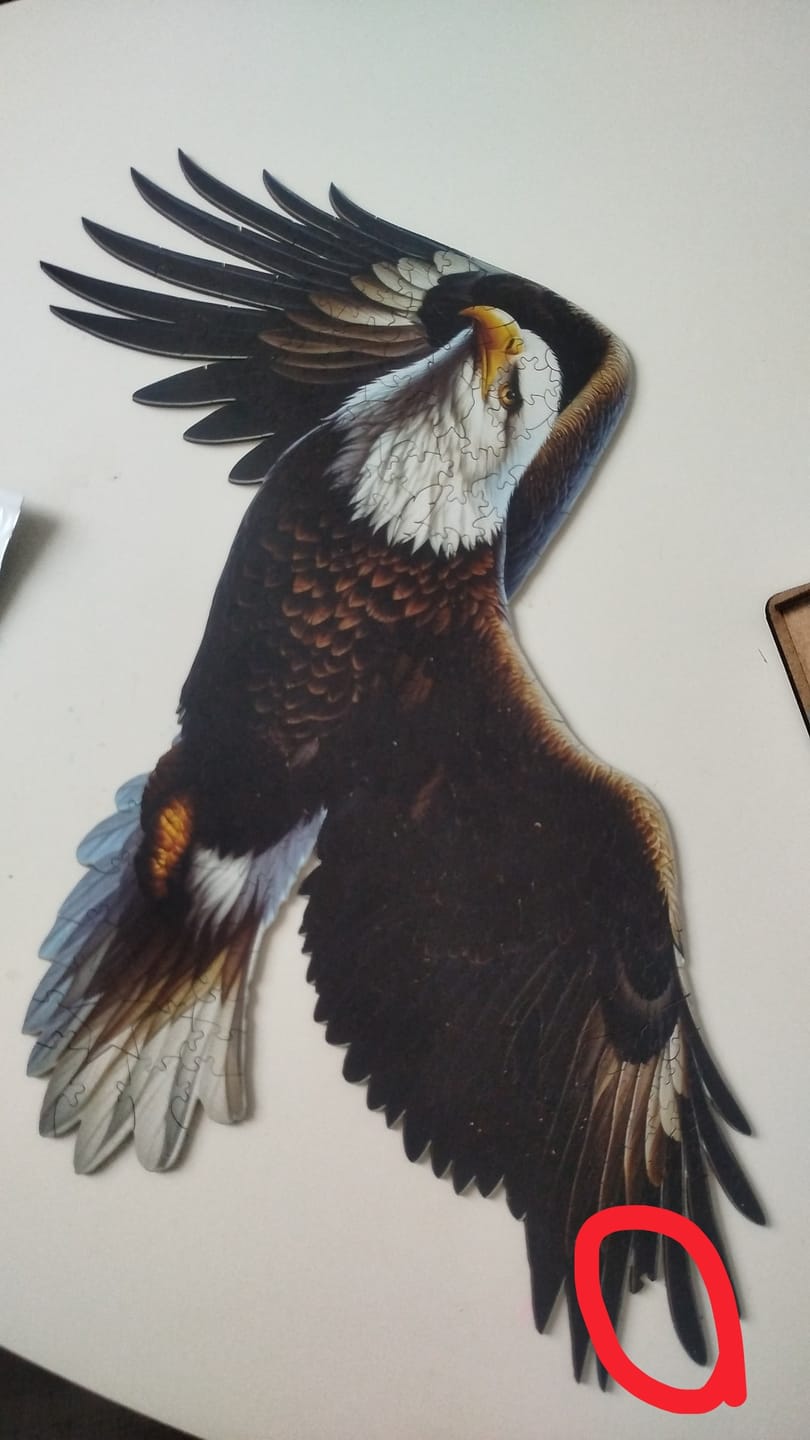 Customer photo review of Kartal - Ahşap Puzzle