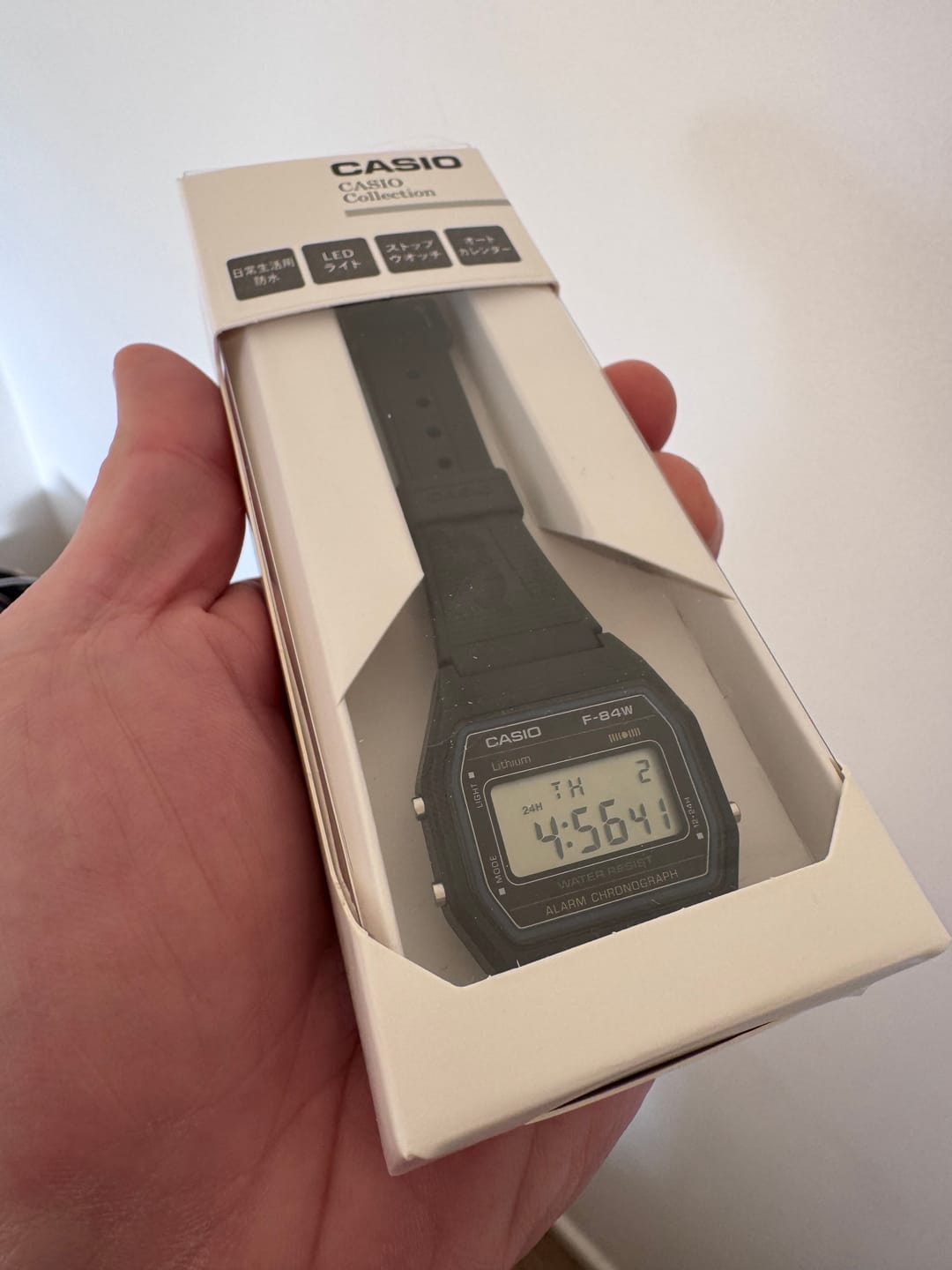 Customer photo review of Reloj Casio Vintage F-84W-1 Mercado Japonés JDM