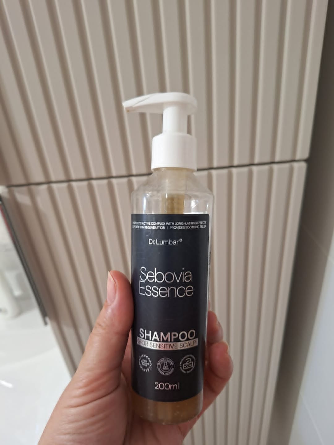 Customer photo review of Sebovia Essence Seborrhea Dermatitis Sampon érzékeny bőrre