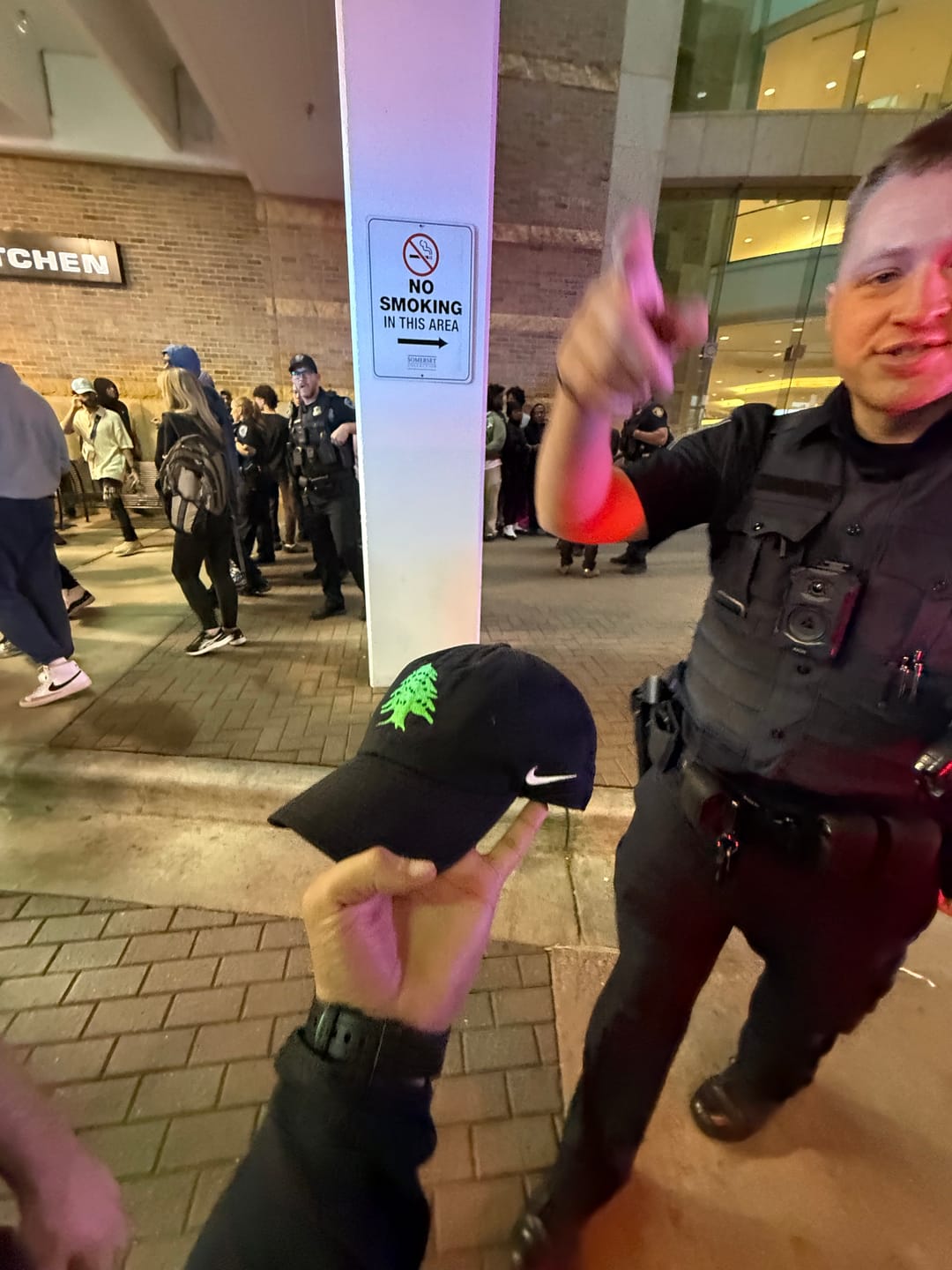 Customer photo review of Nafas x Nike Cedar Embroidered Cap