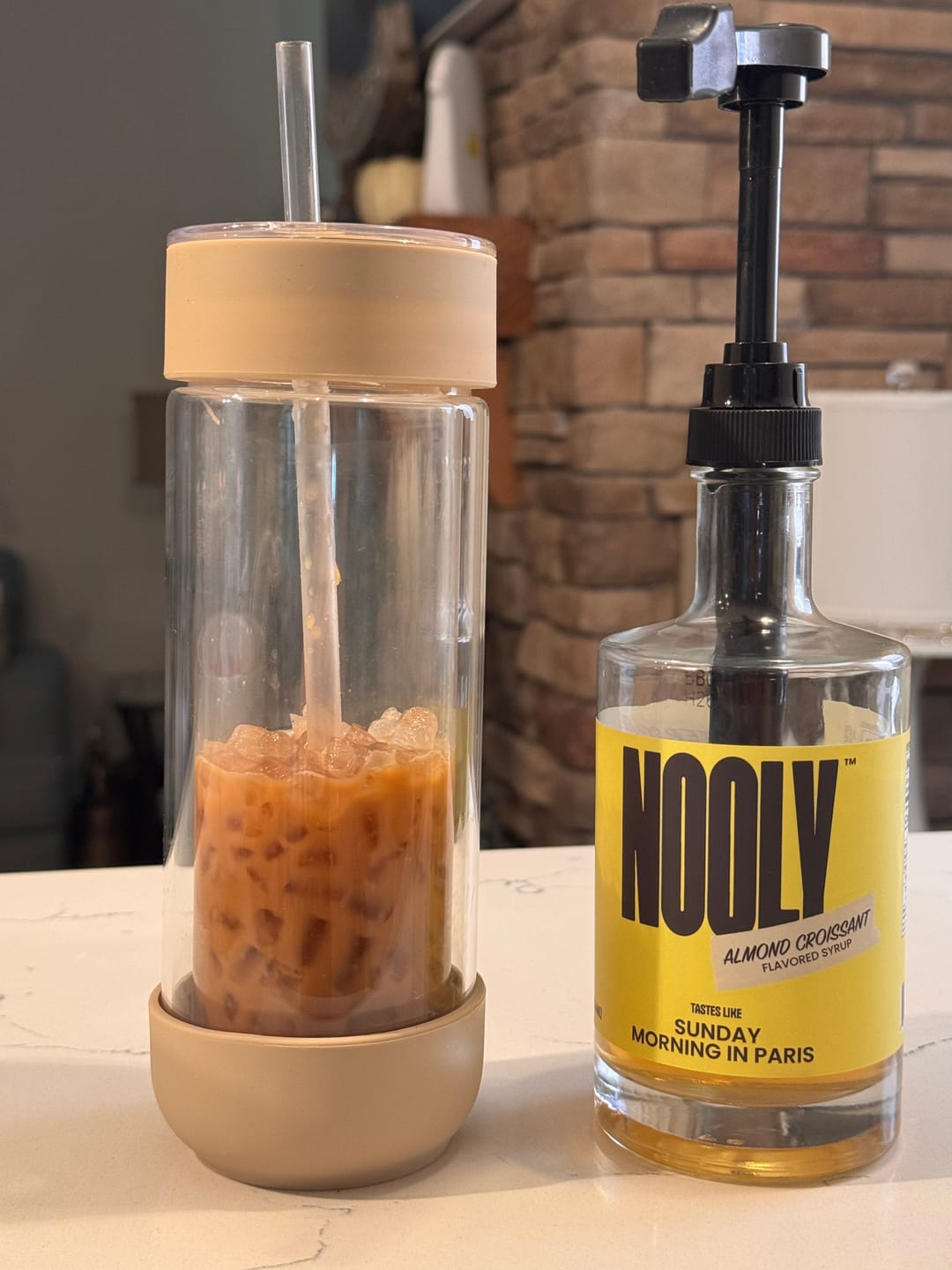 Customer photo review of Almond Croissant Syrup