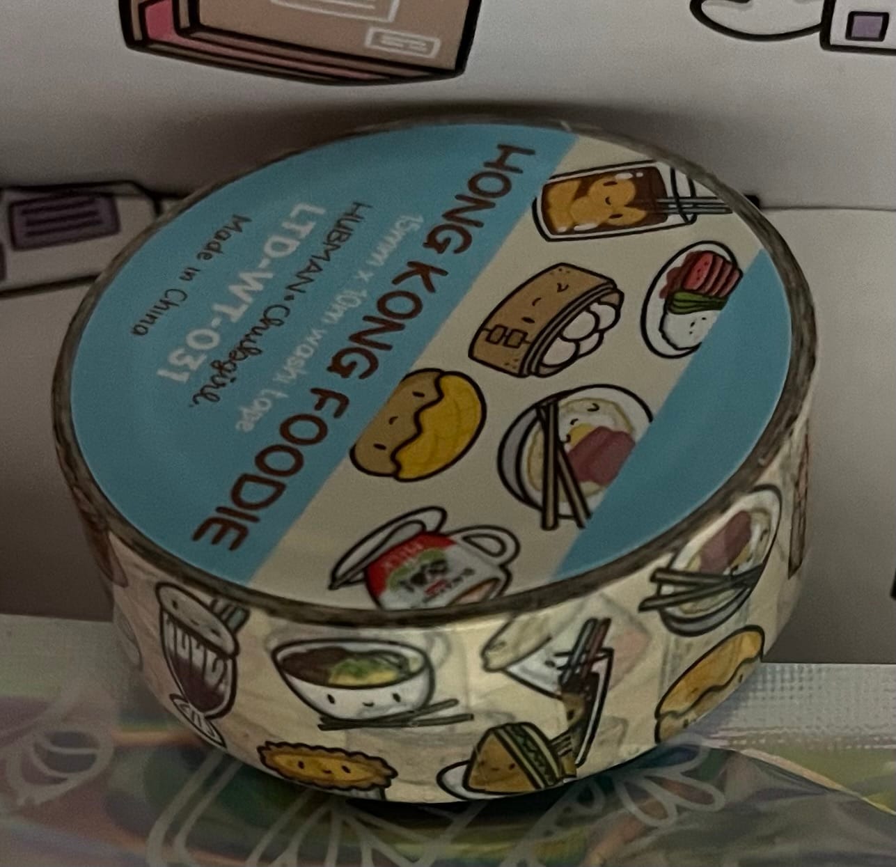 Customer photo review of Hong Kong Foodie Washi Tape