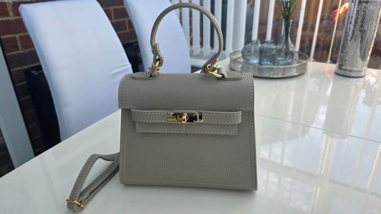Customer photo review of Polly Top Handle Bag