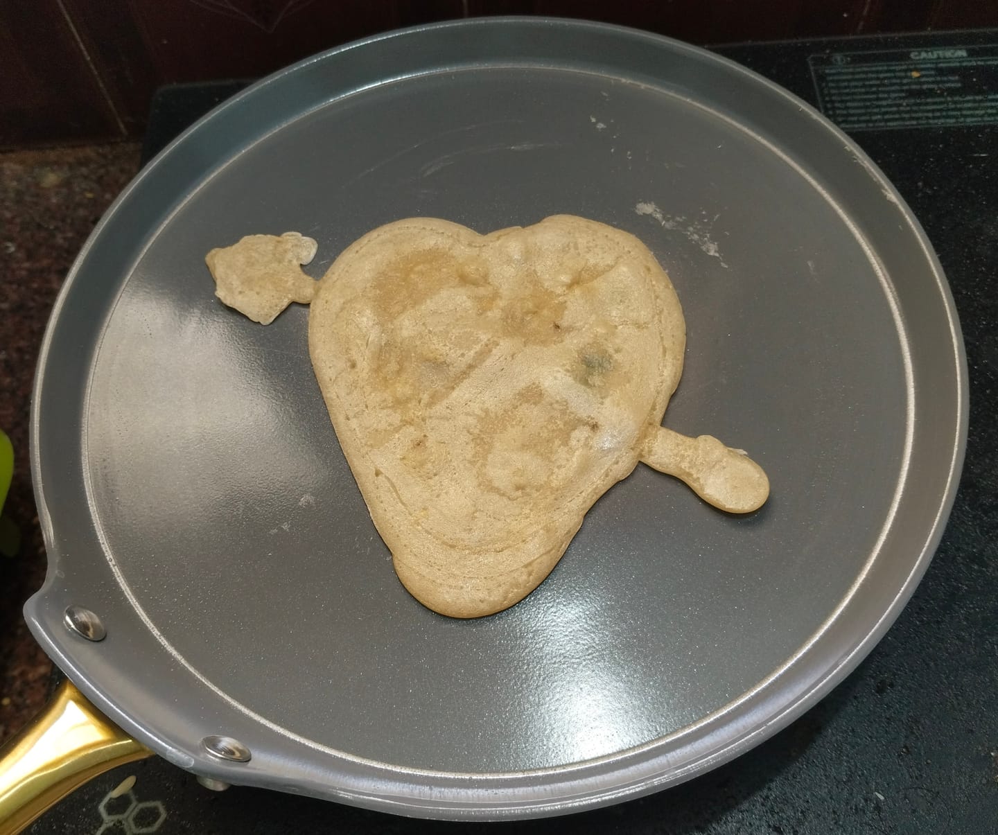 Customer photo review of Ceramic Dosa Tawa (28cm)