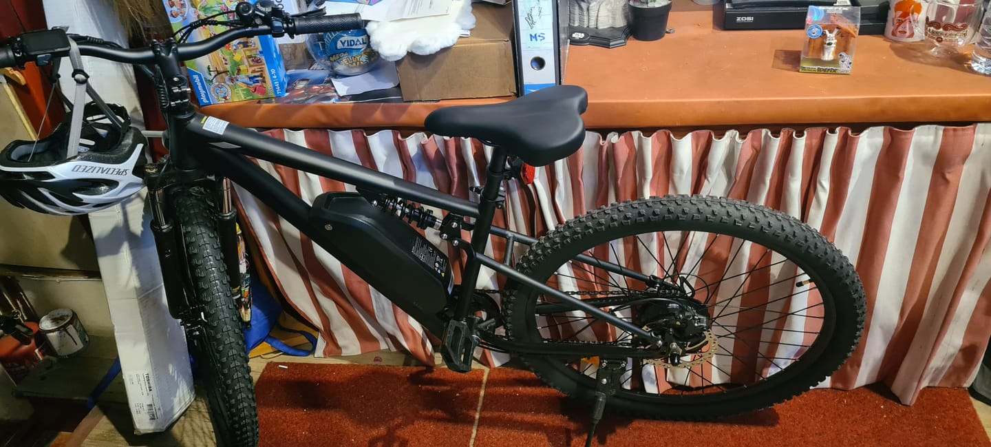 Customer photo review of Touroll U3 Pro Full Suspension Mountain Electric Bike
