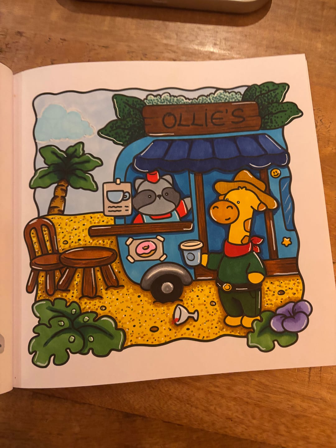 Customer photo review of Ohuhu Honolulu 48 Mid-tone Colors Dual Tips Alcohol Art Markers (New Color Codes)