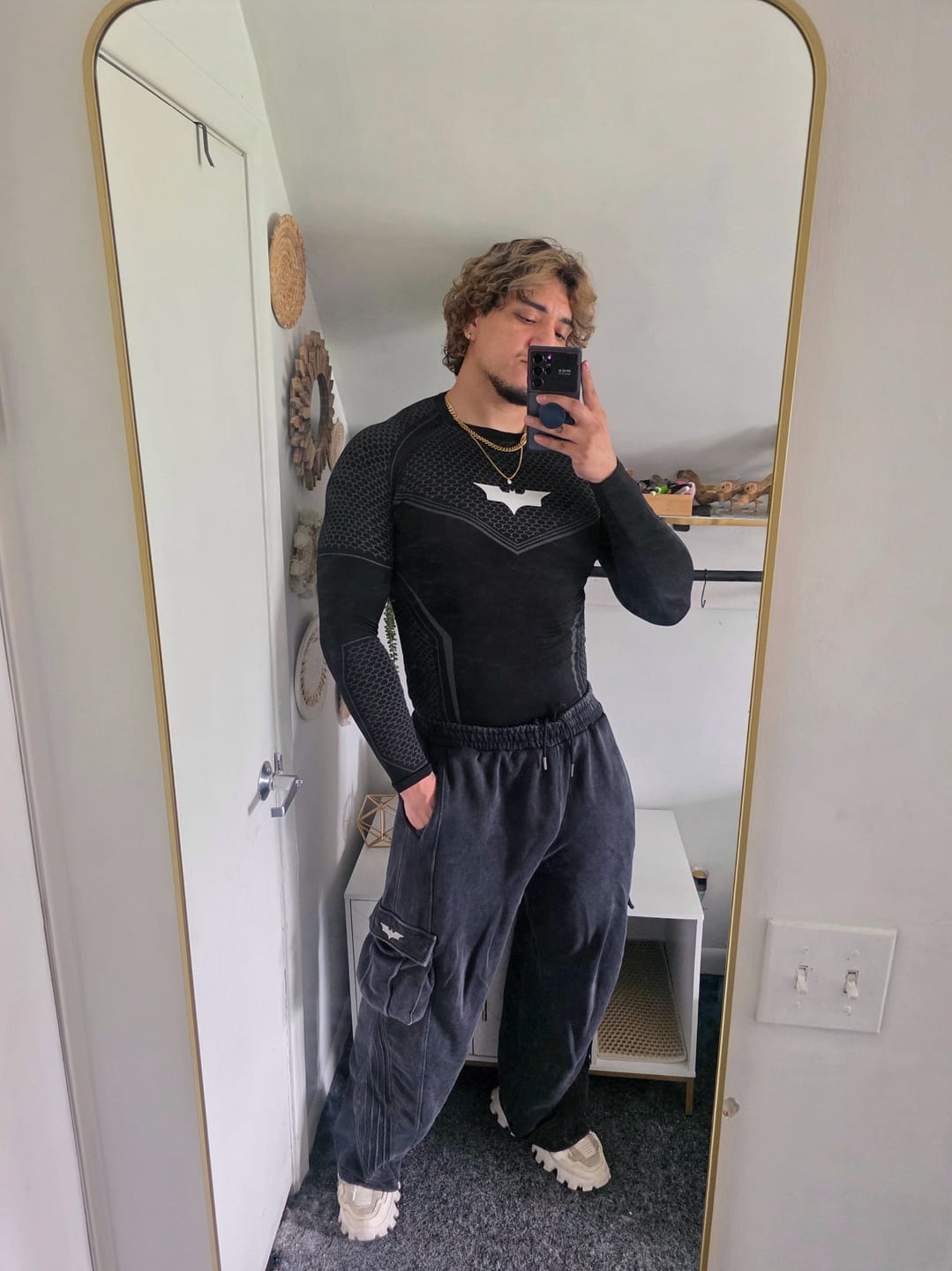 Customer photo review of 2131 - Batman Armored Sweats