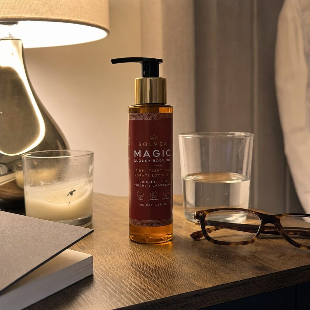 Customer photo review of Glow Body Oil