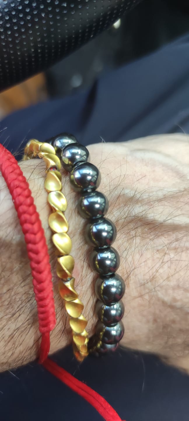 Customer photo review of Bracelet "Force d'Énergie" en Hématite