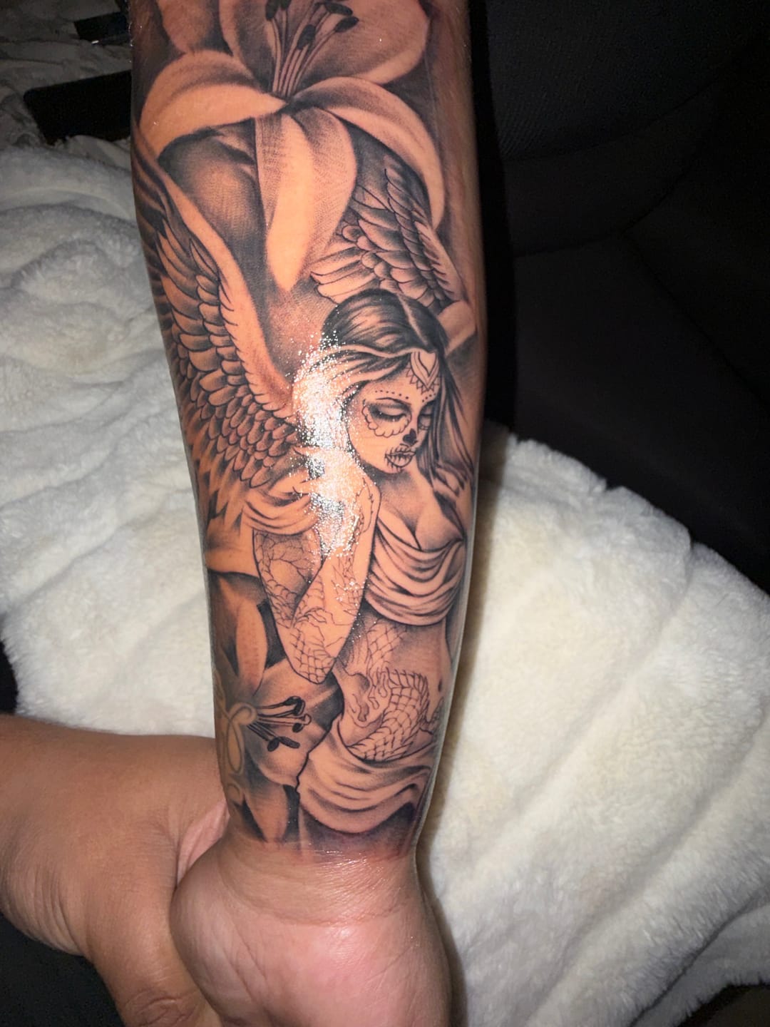 Customer photo review of Signature Tattoo Numbing Cream 1 TUBE