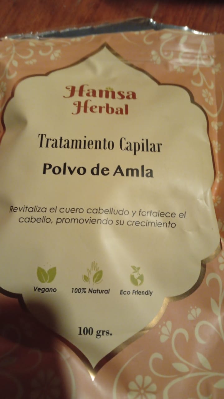Customer photo review of Tratamiento Capilar Polvo de Amla
