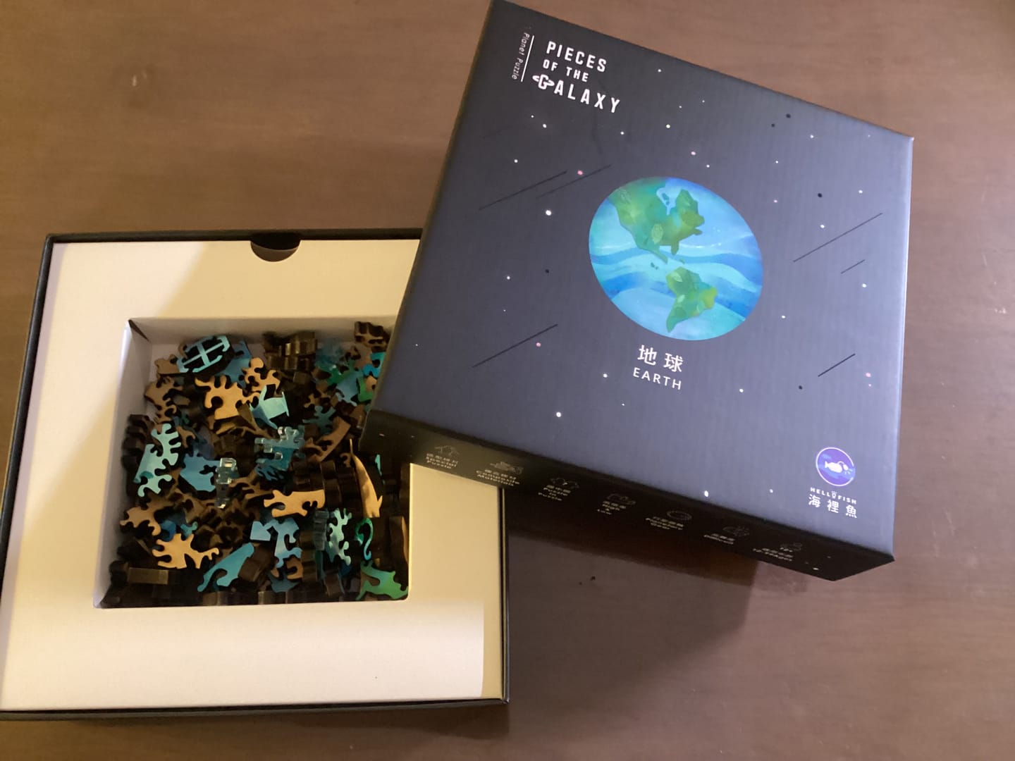 Customer photo review of 【６月入庫分予約】宇宙の破片 EARTH 地球と専用フレームセット