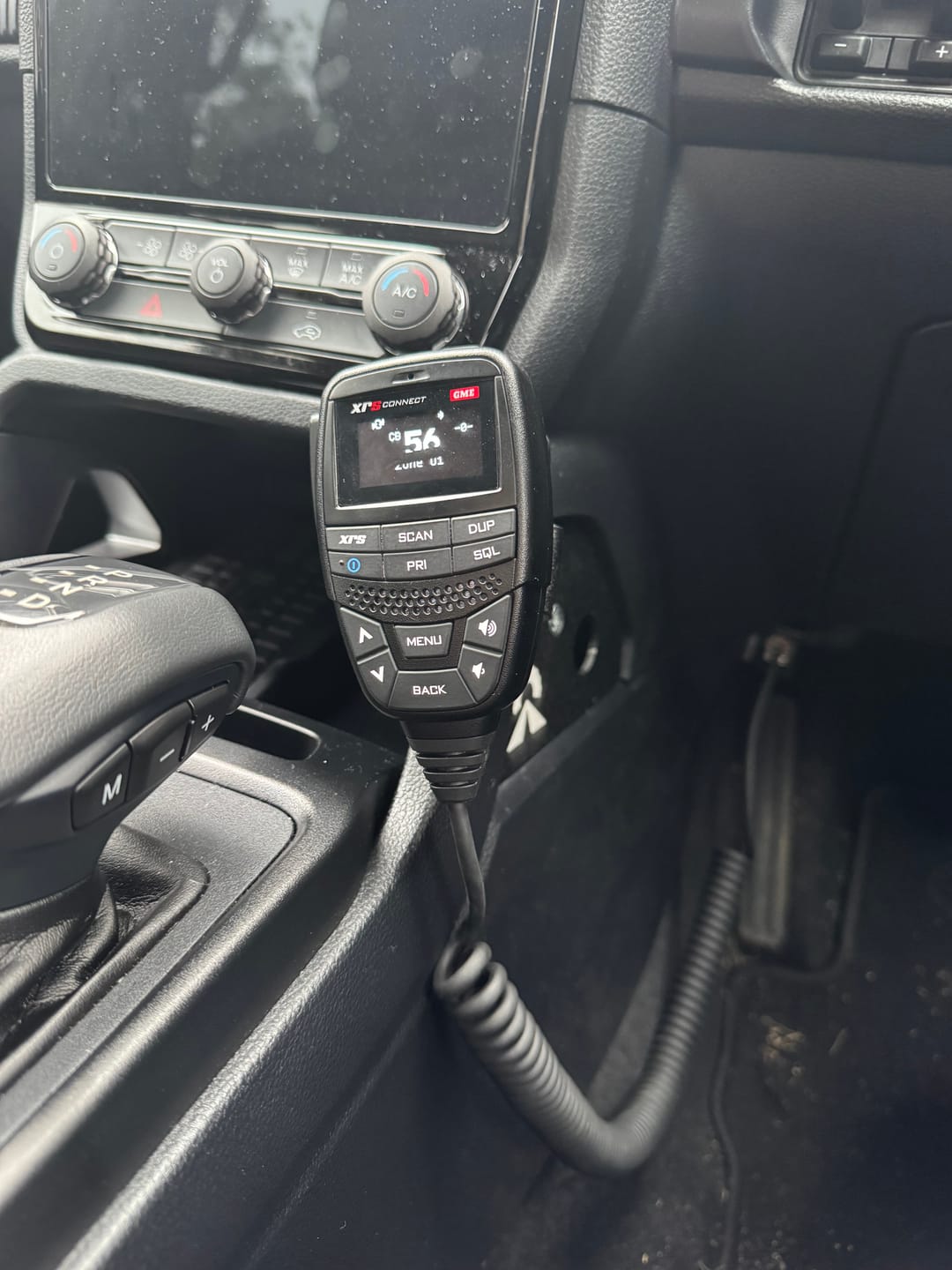 Customer photo review of UHF Handpiece Mount - Ford Ranger NextGen & Super Duty & Everest - Centre Console