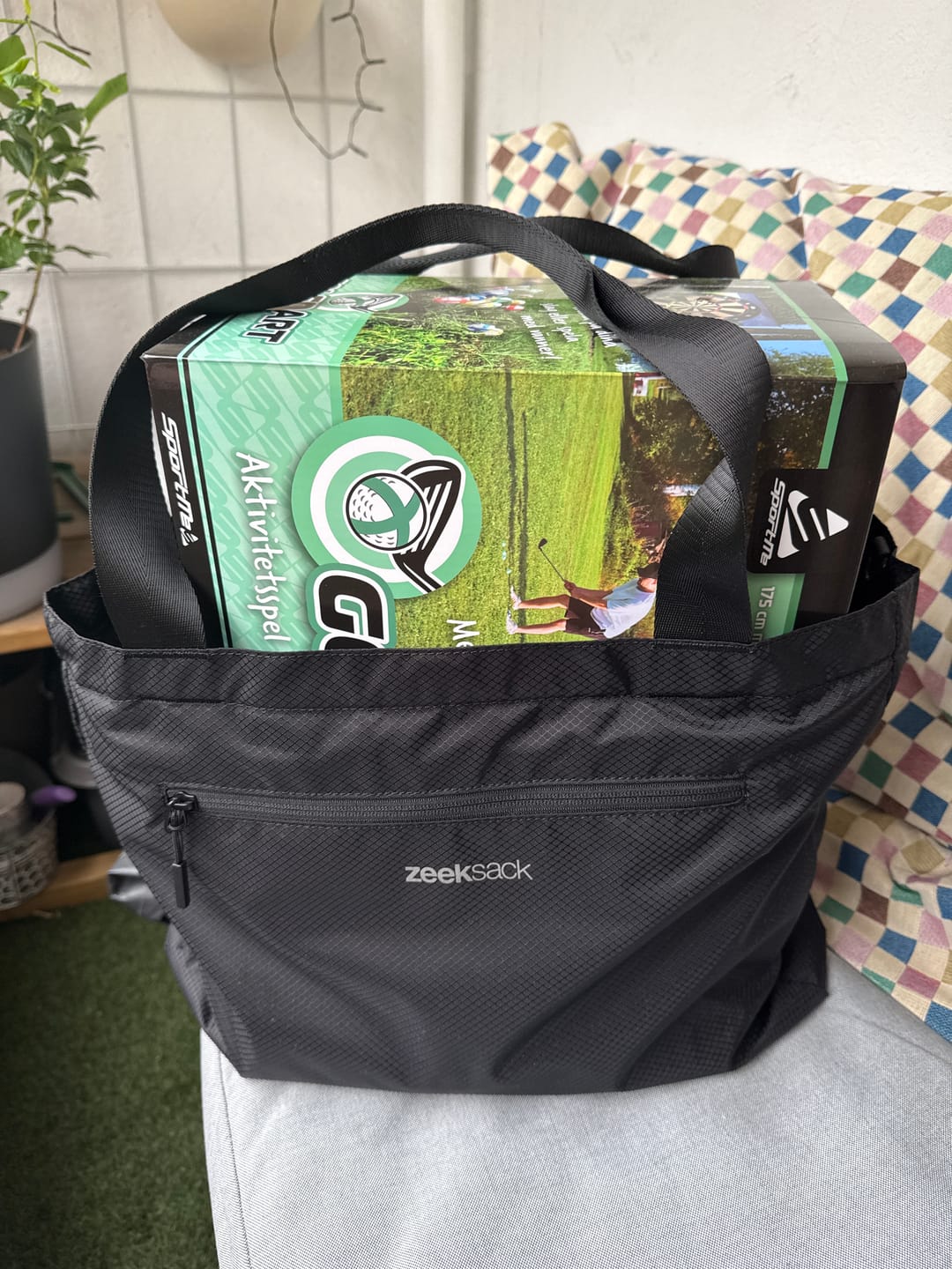 Customer photo review of Foldable Travel Tote 20L