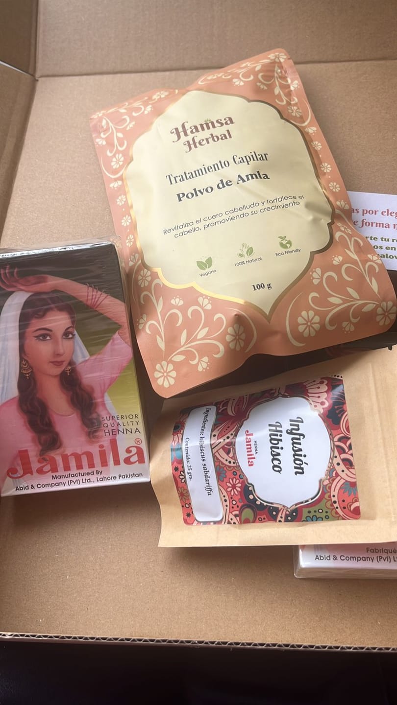 Customer photo review of Tratamiento Capilar Polvo de Amla