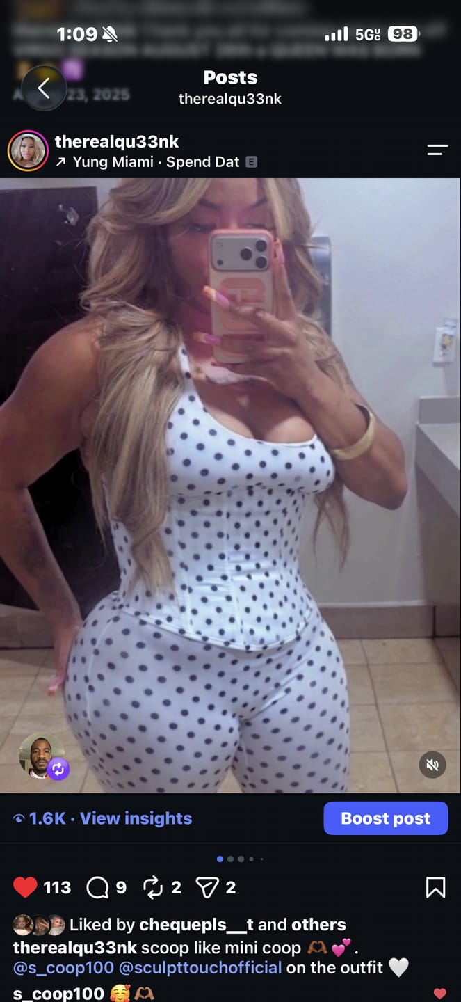 Customer photo review of Hourglass Dot Jumpsuit
