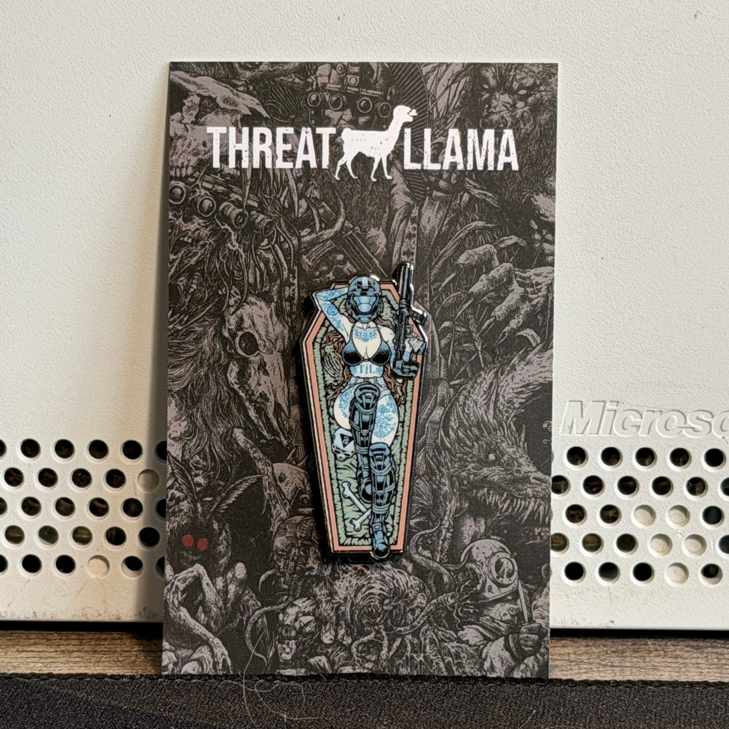 Customer photo review of Space Siren Pin