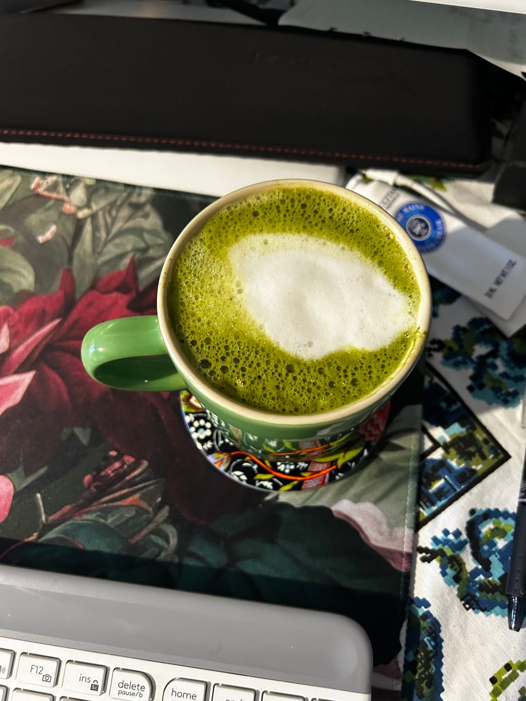 Customer photo review of Mango Matcha Latte