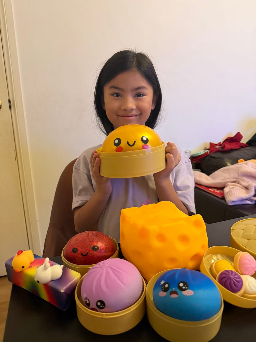 Customer photo review of Giant Durable Squishy Cheese