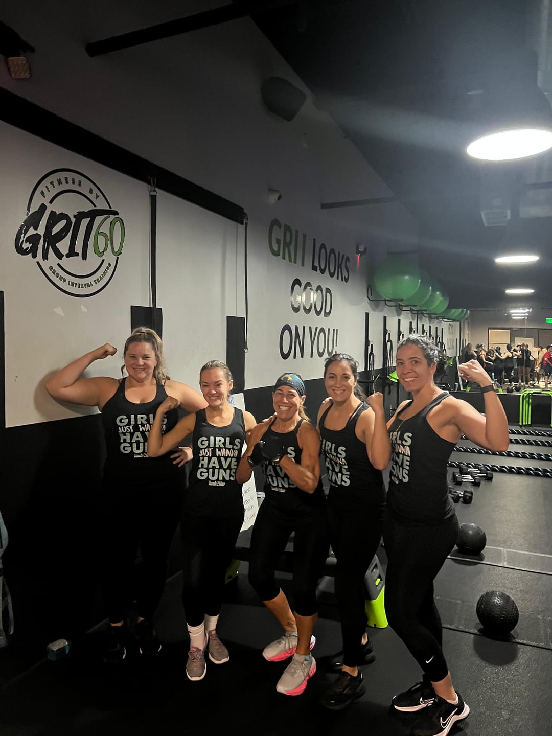 Customer photo review of Girls Have Guns Color Rocker Tank