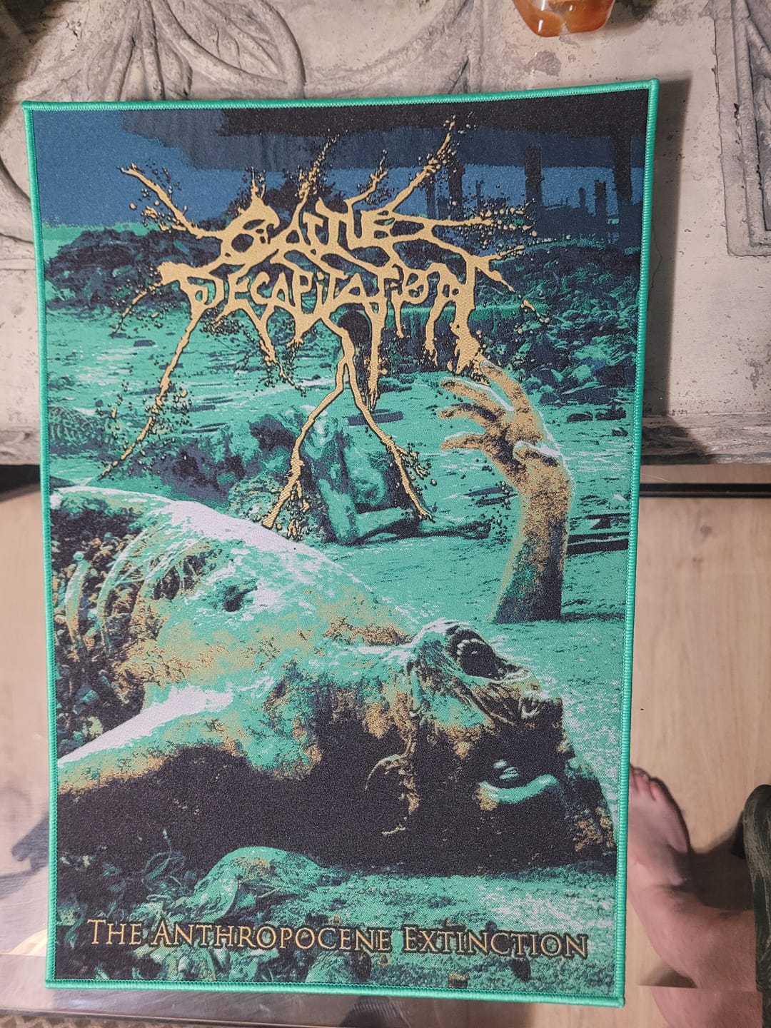 Customer photo review of Cattle Decapitation - The Anthropocene Extinction - Backpatch