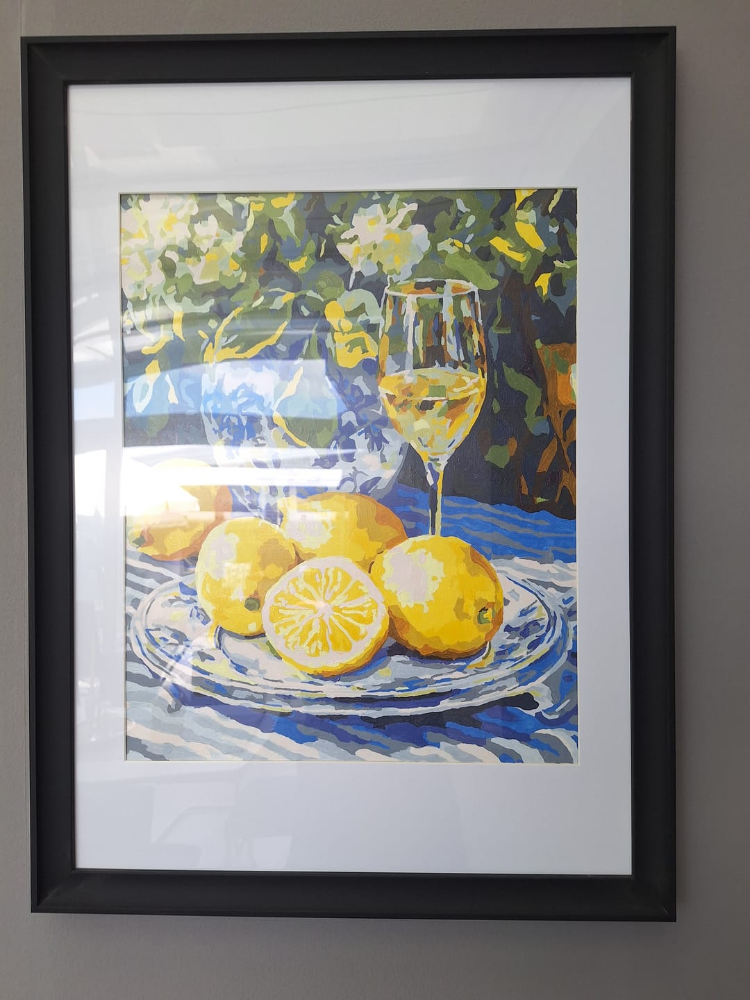 Customer photo review of Malen nach Zahlen - Zitrone und Wein