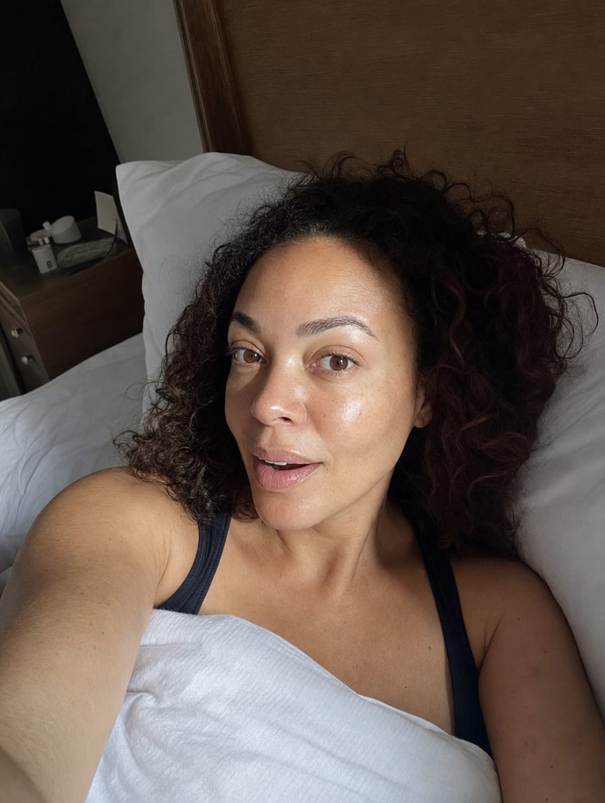 Customer photo review of Copper Peptide Serum