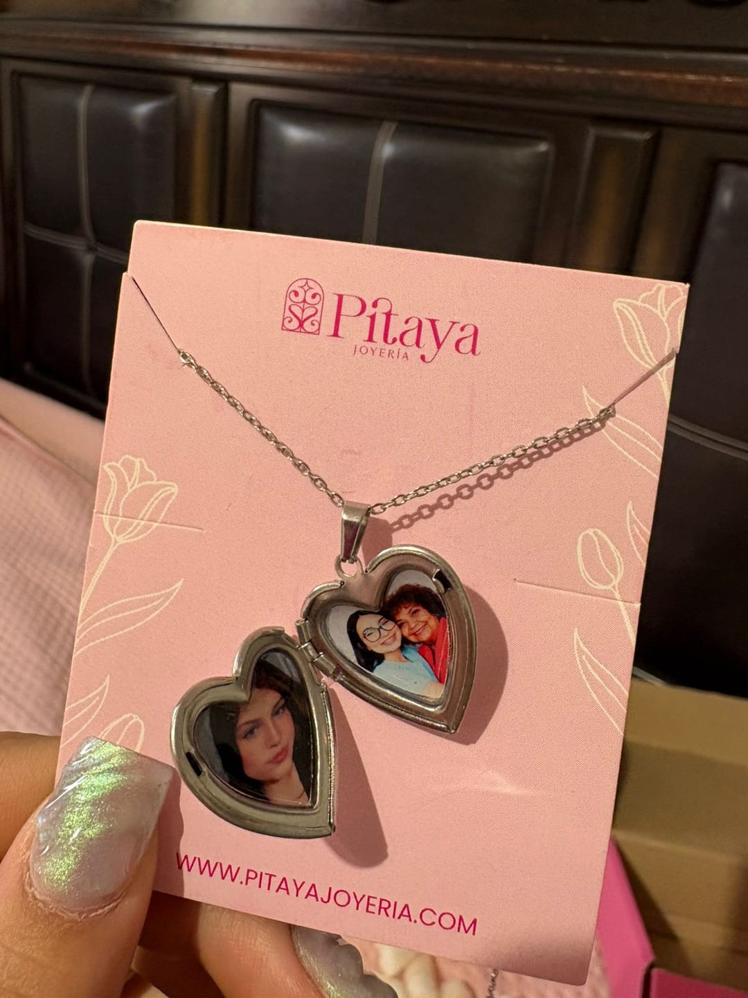 Customer photo review of Relicario Love Personalizado Foto a Color
